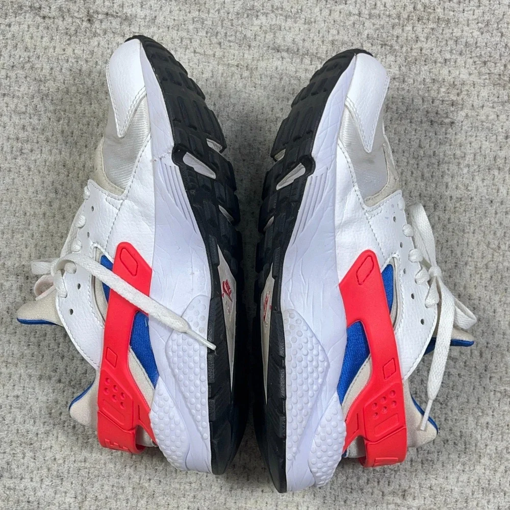 Nike Air Huarache Ultramarine‎ Mens Size 8 White Blue Orange 2017 318429-112